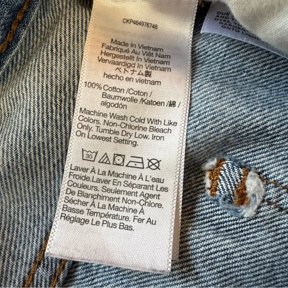 Madewell The Slouchy Boy Jean Denim Pants Size 31P NG831 - Picture 13 of 16